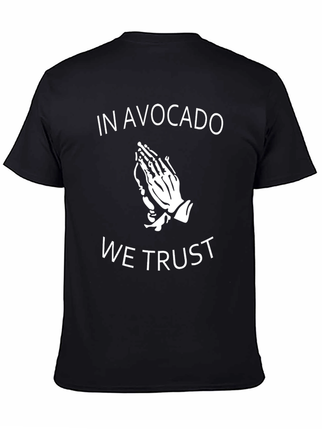 Avocado Trust Graphic Tee - Trendy Black T-Shirt