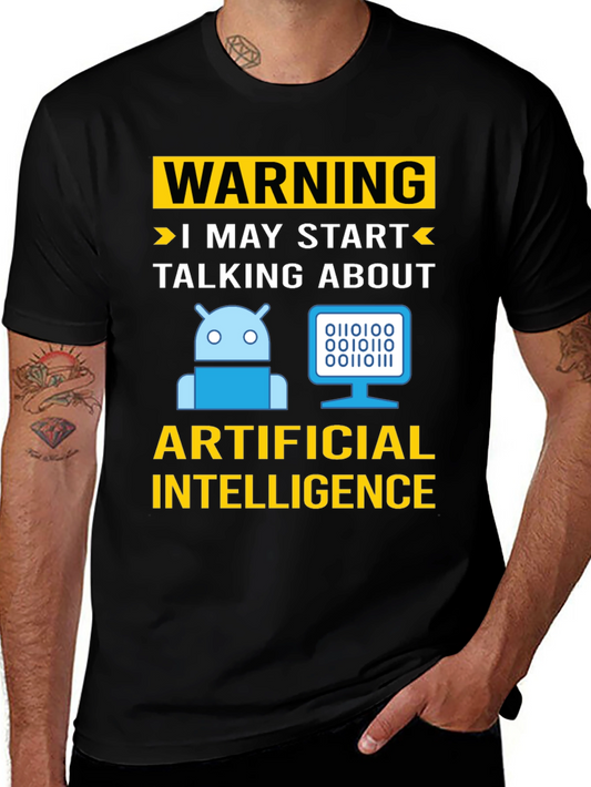 Warning AI Humor T-Shirt