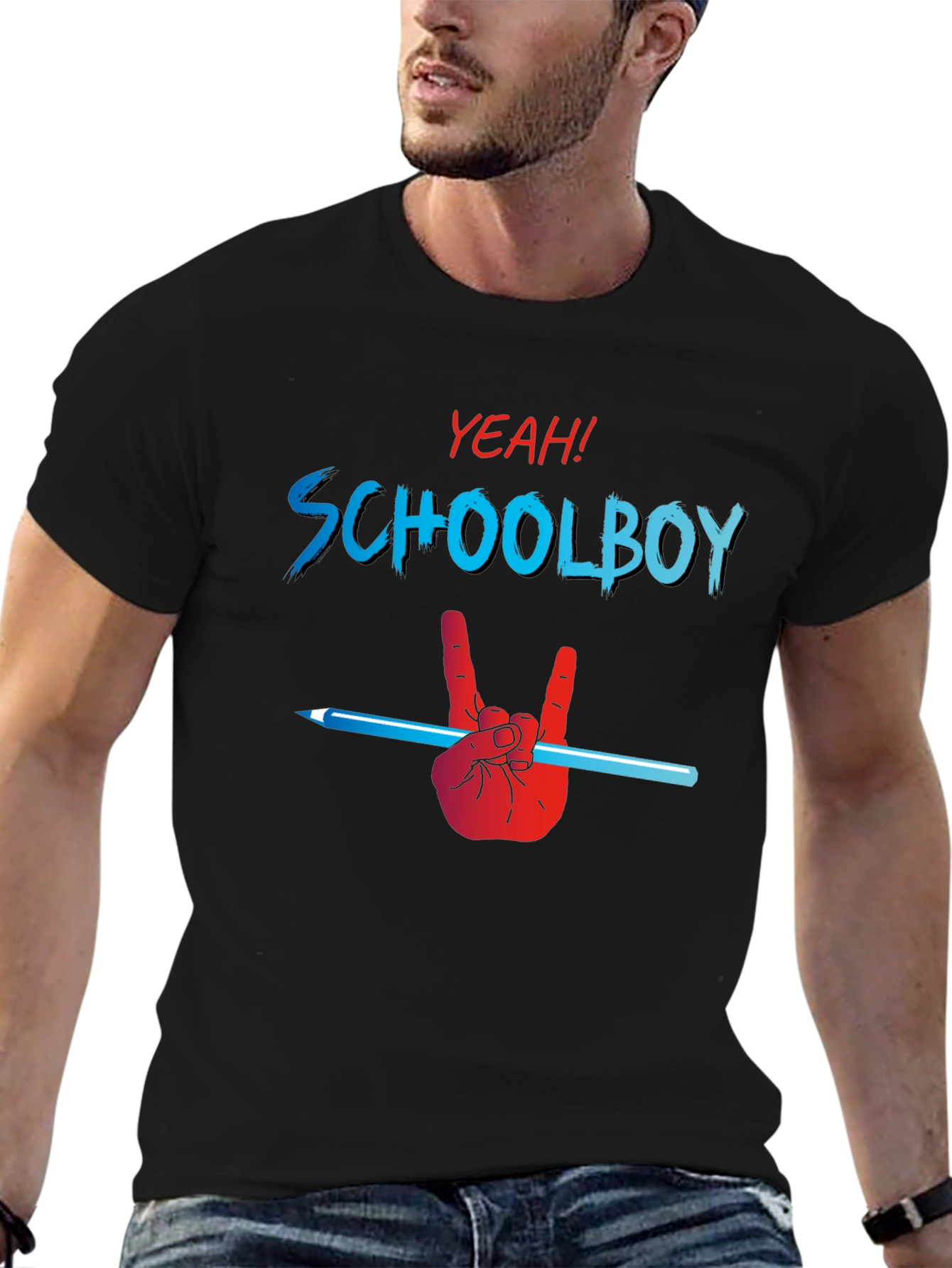 Yeah! Schoolboy T-Shirt - Cool Graphic Tee