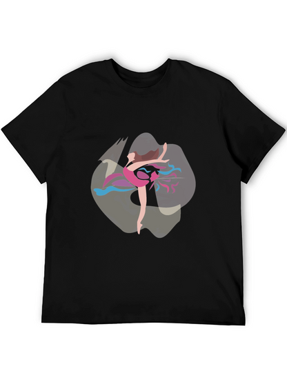 Ballerina Graphic T-Shirt - Stylish Dance Design