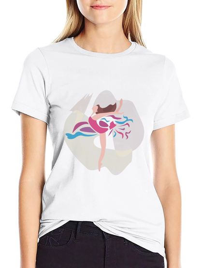 Ballerina Graphic T-Shirt - Stylish Dance Design