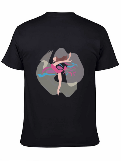 Ballerina Graphic T-Shirt - Stylish Dance Design