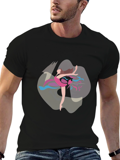 Ballerina Graphic T-Shirt - Stylish Dance Design