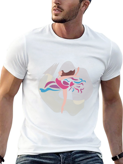 Ballerina Graphic T-Shirt - Stylish Dance Design