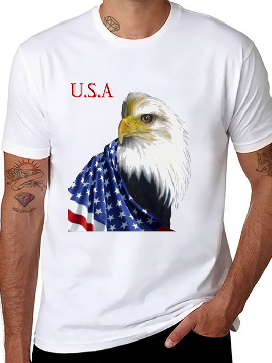 American Eagle USA Flag T-Shirt