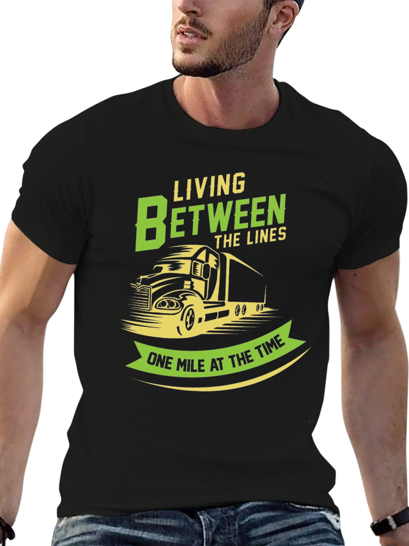 Trucker T-Shirt: Living Between the Lines