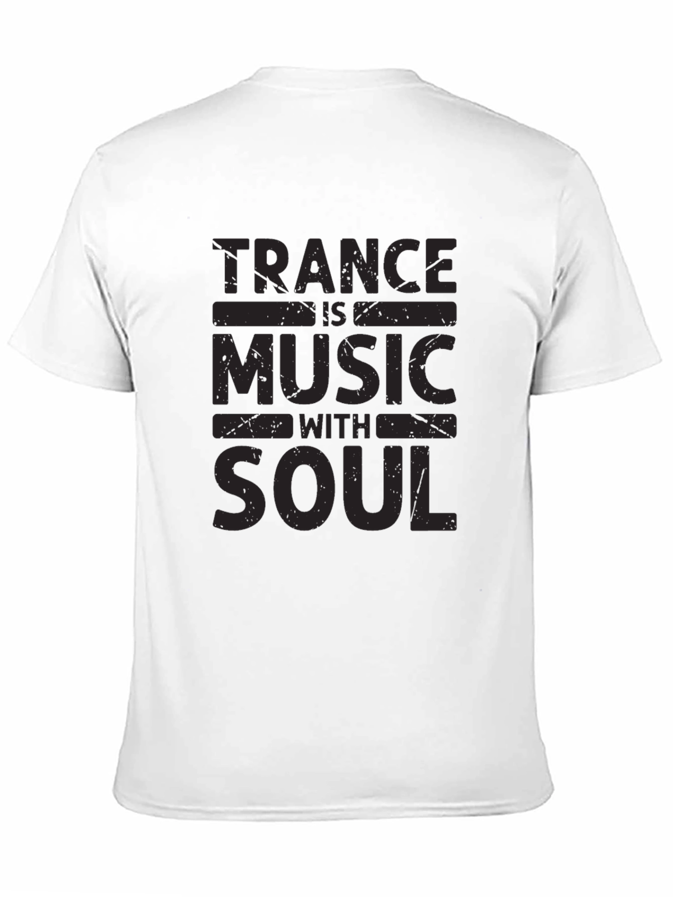 Trance Music with Soul Black T-Shirt