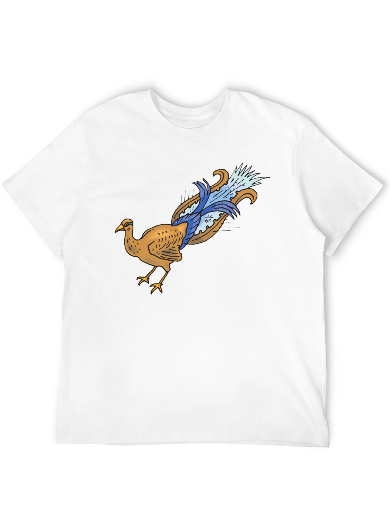 Bird Graphic Black T-Shirt