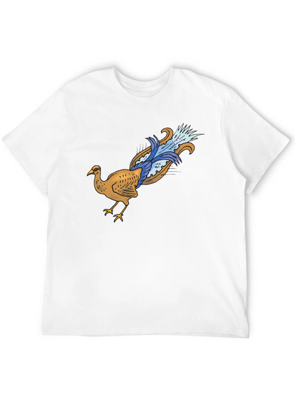 Bird Graphic Black T-Shirt