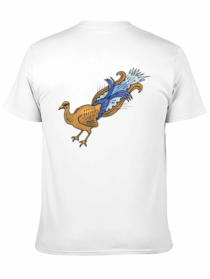 Bird Graphic Black T-Shirt