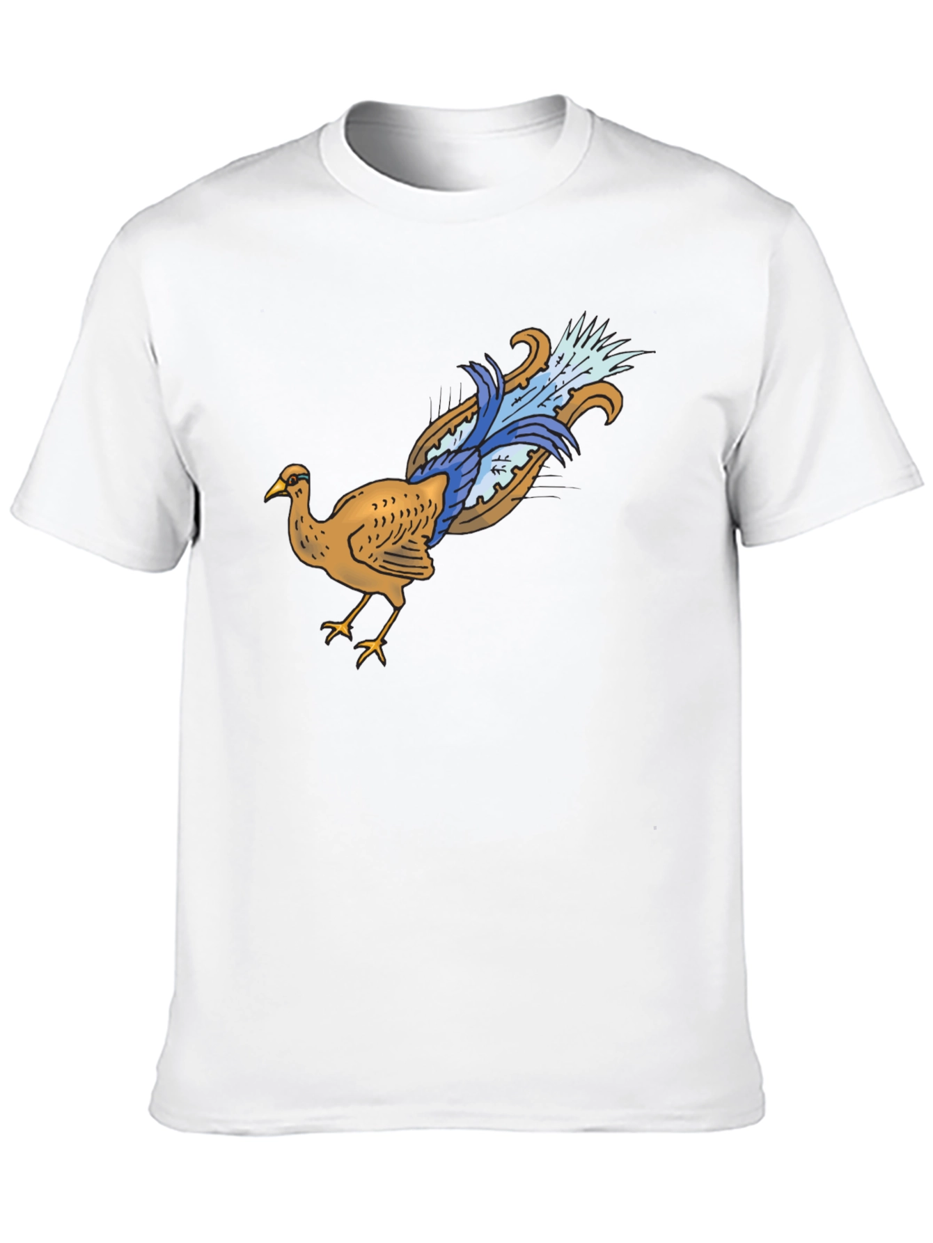 Bird Graphic Black T-Shirt