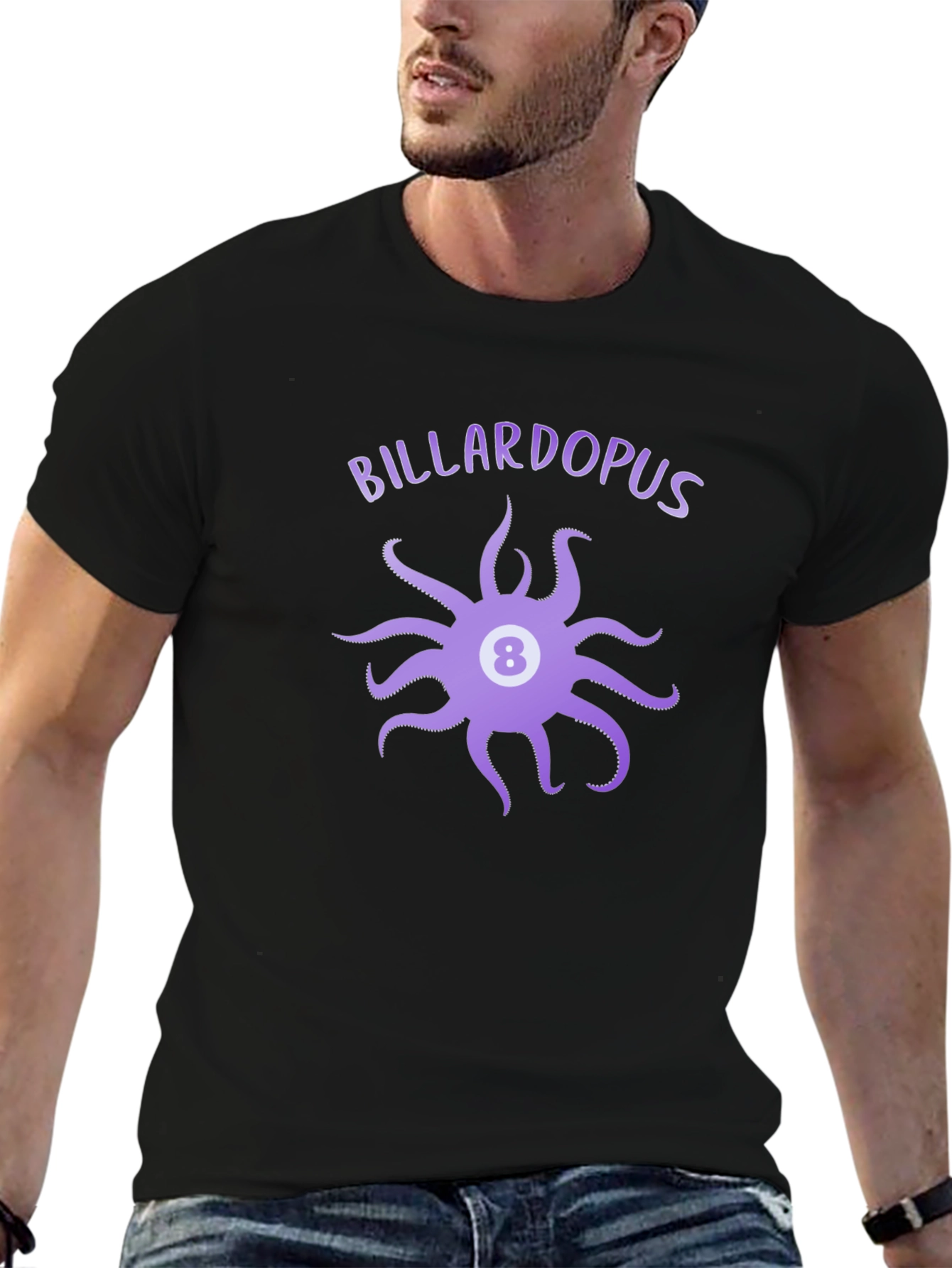 Billardopus Graphic T-Shirt - Octopus 8 Ball