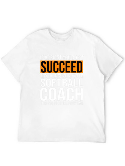 Softball Coach T-Shirt - Funny Saying Tee