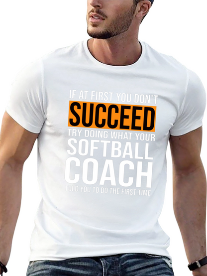 Softball Coach T-Shirt - Funny Saying Tee