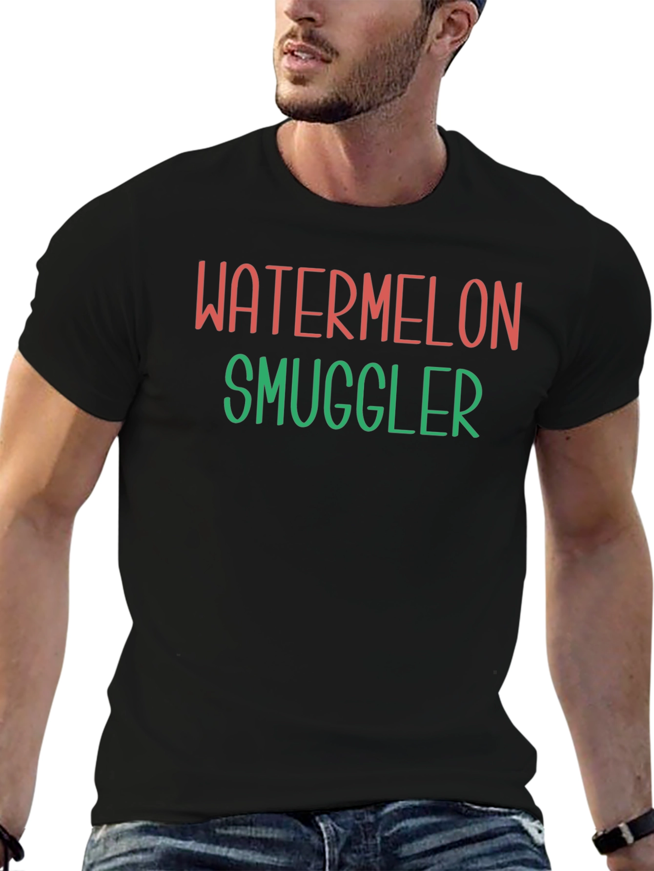 Watermelon Smuggler Funny Novelty T-Shirt