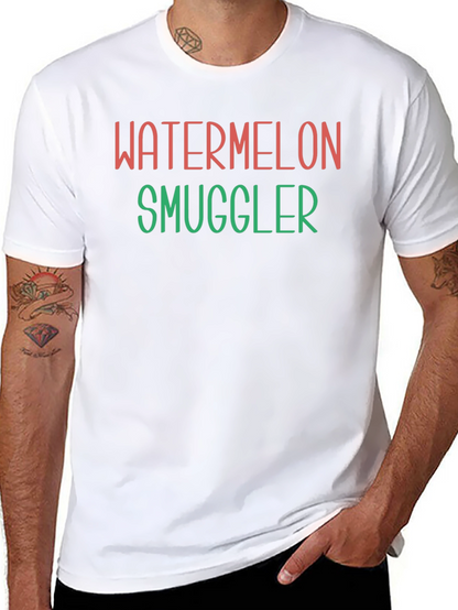 Watermelon Smuggler Funny Novelty T-Shirt