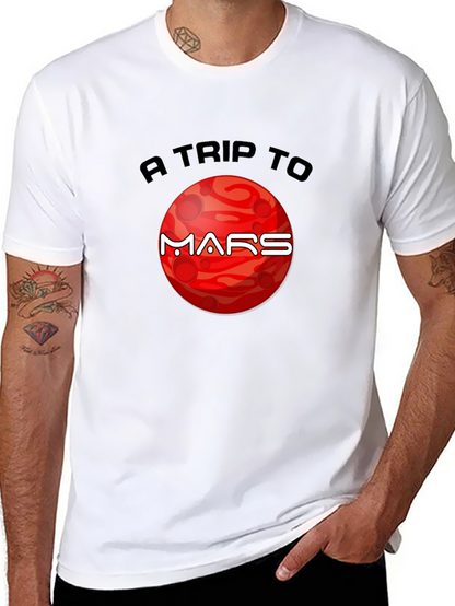 A Trip to Mars Graphic T-Shirt - Black