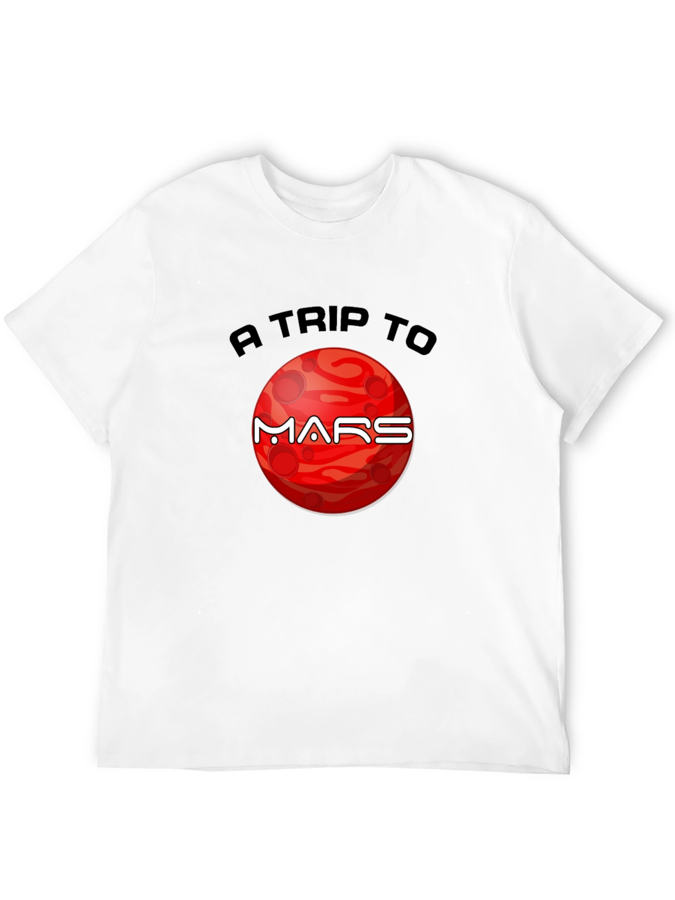 A Trip to Mars Graphic T-Shirt - Black