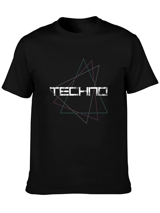 Techno Graphic Tee - Modern Style