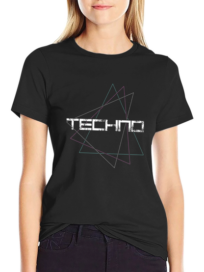 Techno Graphic Tee - Modern Style
