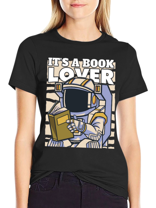 Book Lover Astronaut T-Shirt