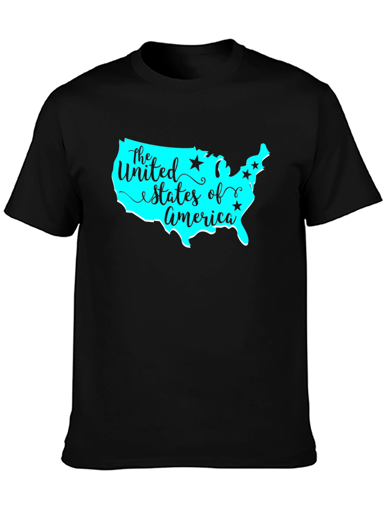 USA Map Graphic T-Shirt