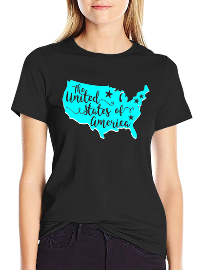 USA Map Graphic T-Shirt