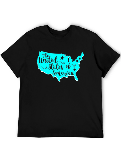 USA Map Graphic T-Shirt