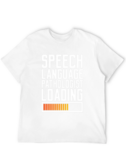 Speech Language Pathologist Loading T-Shirt - Black