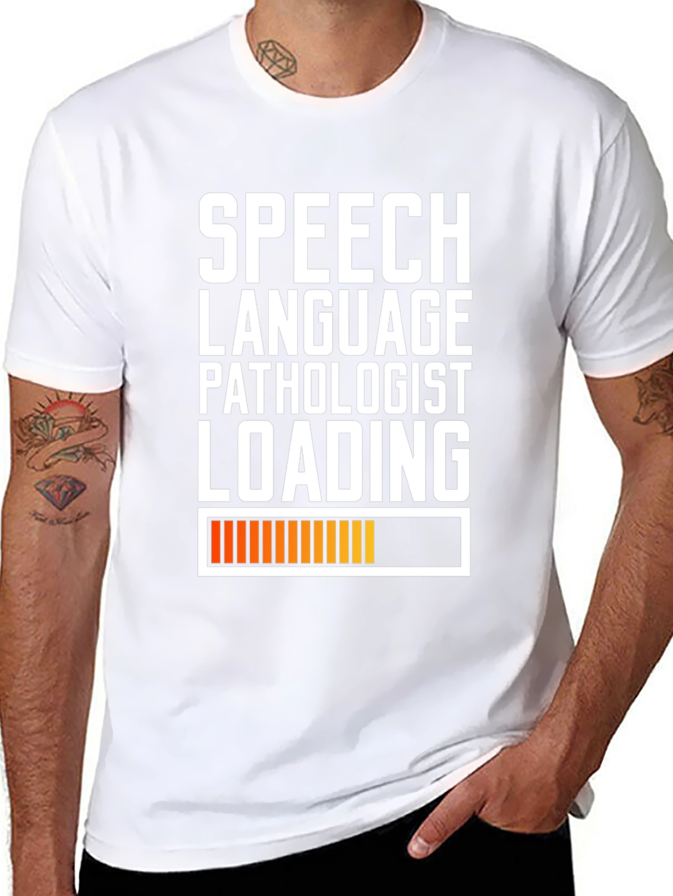 Speech Language Pathologist Loading T-Shirt - Black