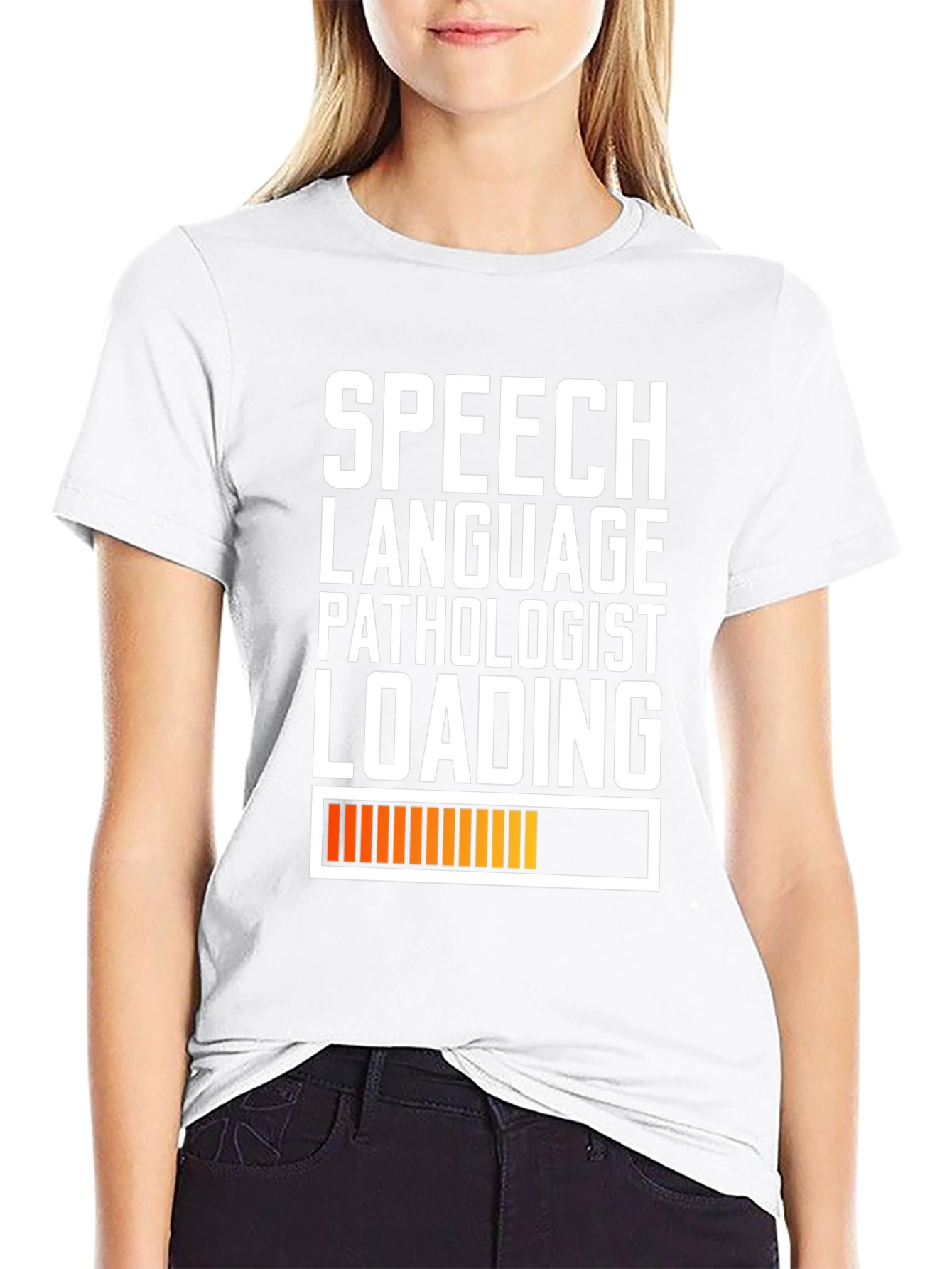 Speech Language Pathologist Loading T-Shirt - Black