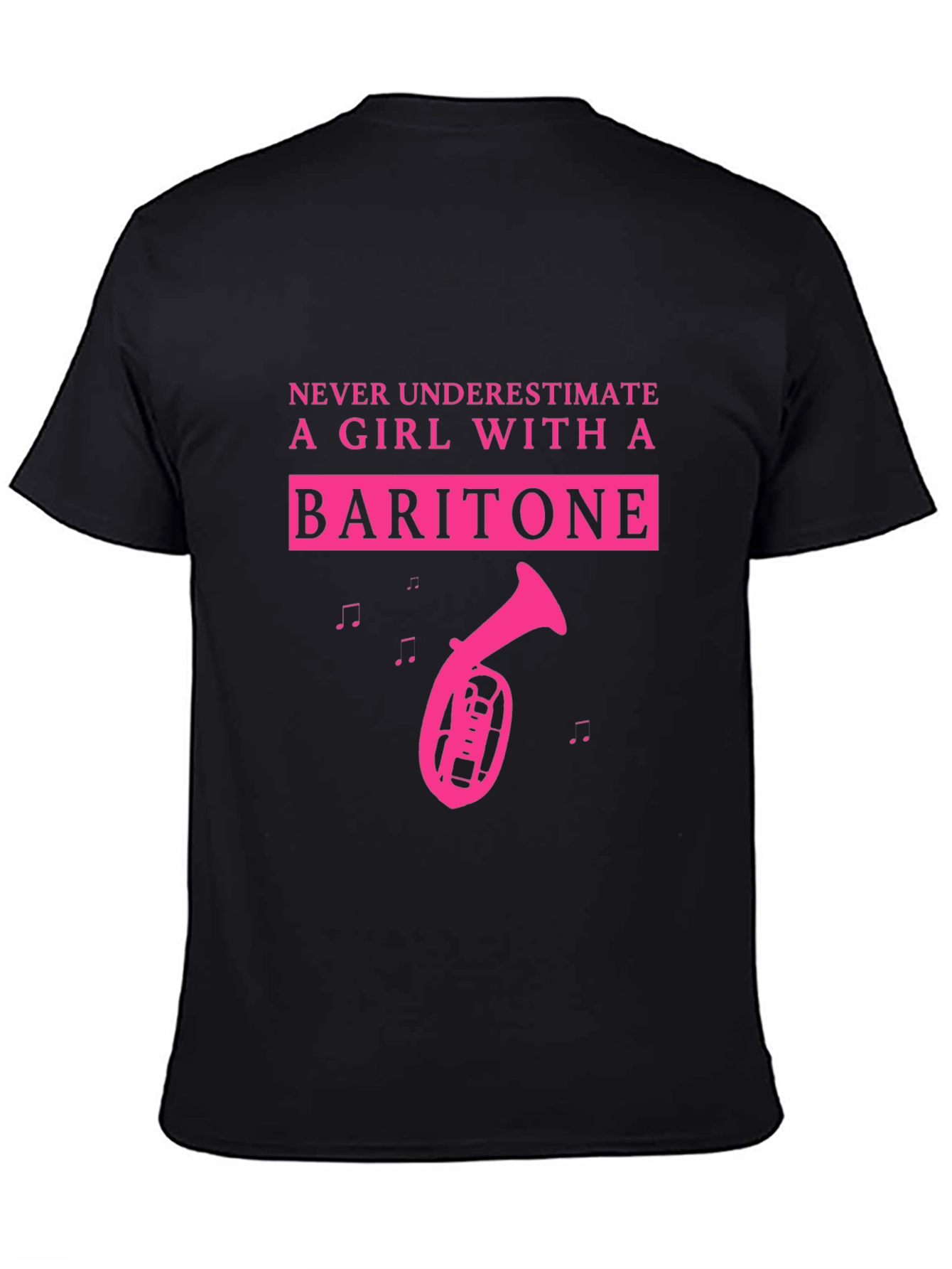 Baritone Girl T-Shirt - Musical Instrument Tee