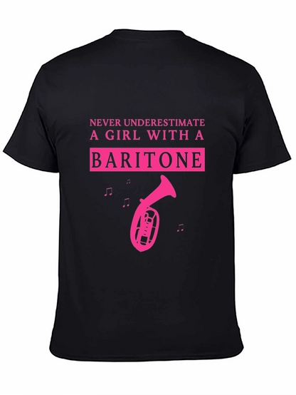 Baritone Girl T-Shirt - Musical Instrument Tee
