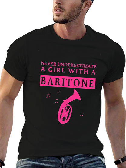 Baritone Girl T-Shirt - Musical Instrument Tee