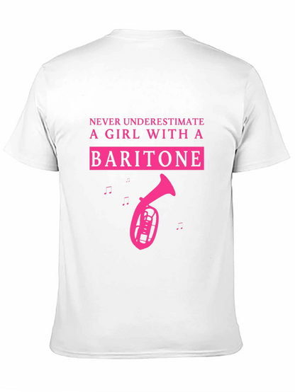 Baritone Girl T-Shirt - Musical Instrument Tee
