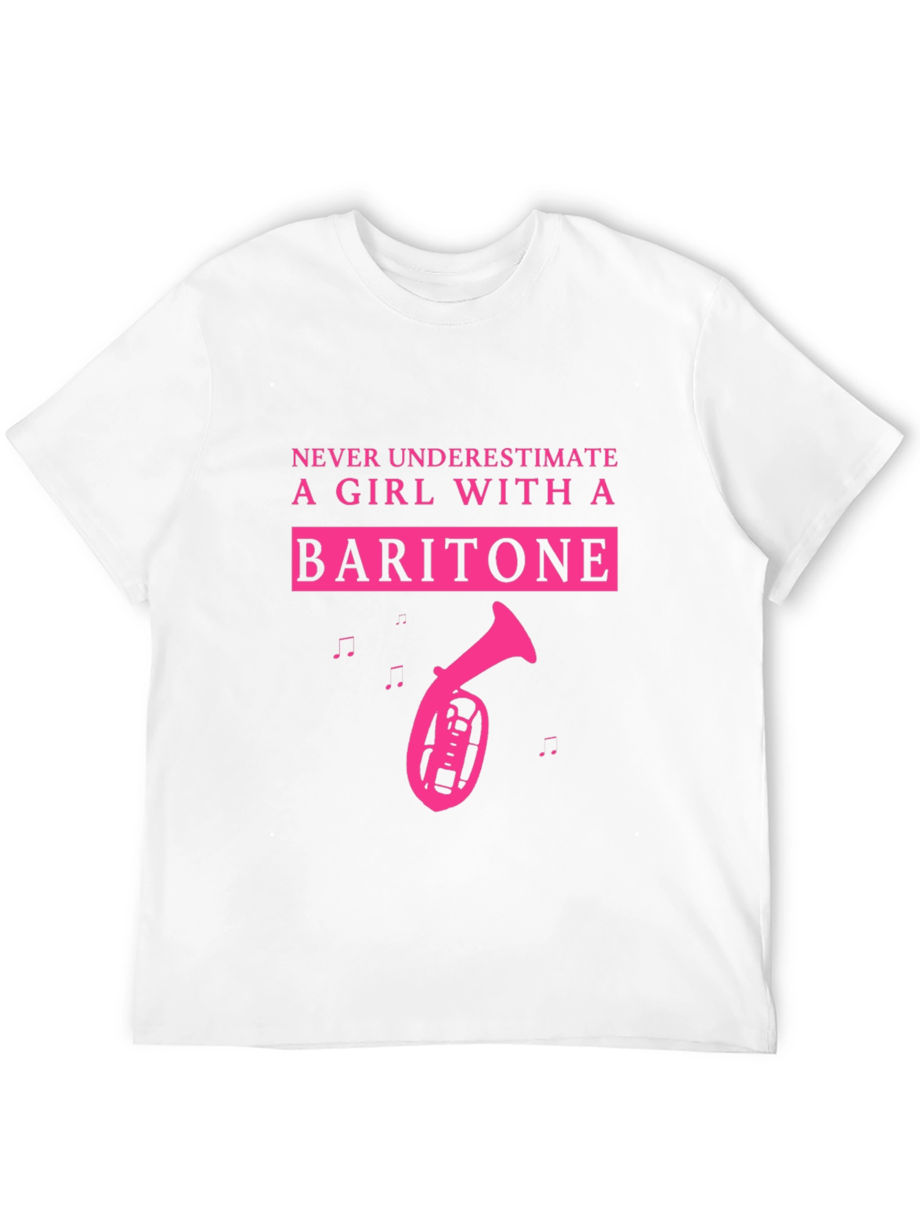 Baritone Girl T-Shirt - Musical Instrument Tee