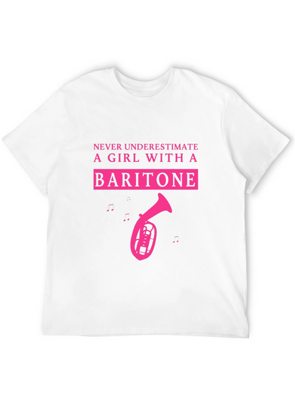 Baritone Girl T-Shirt - Musical Instrument Tee