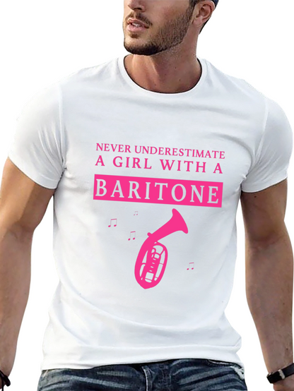 Baritone Girl T-Shirt - Musical Instrument Tee