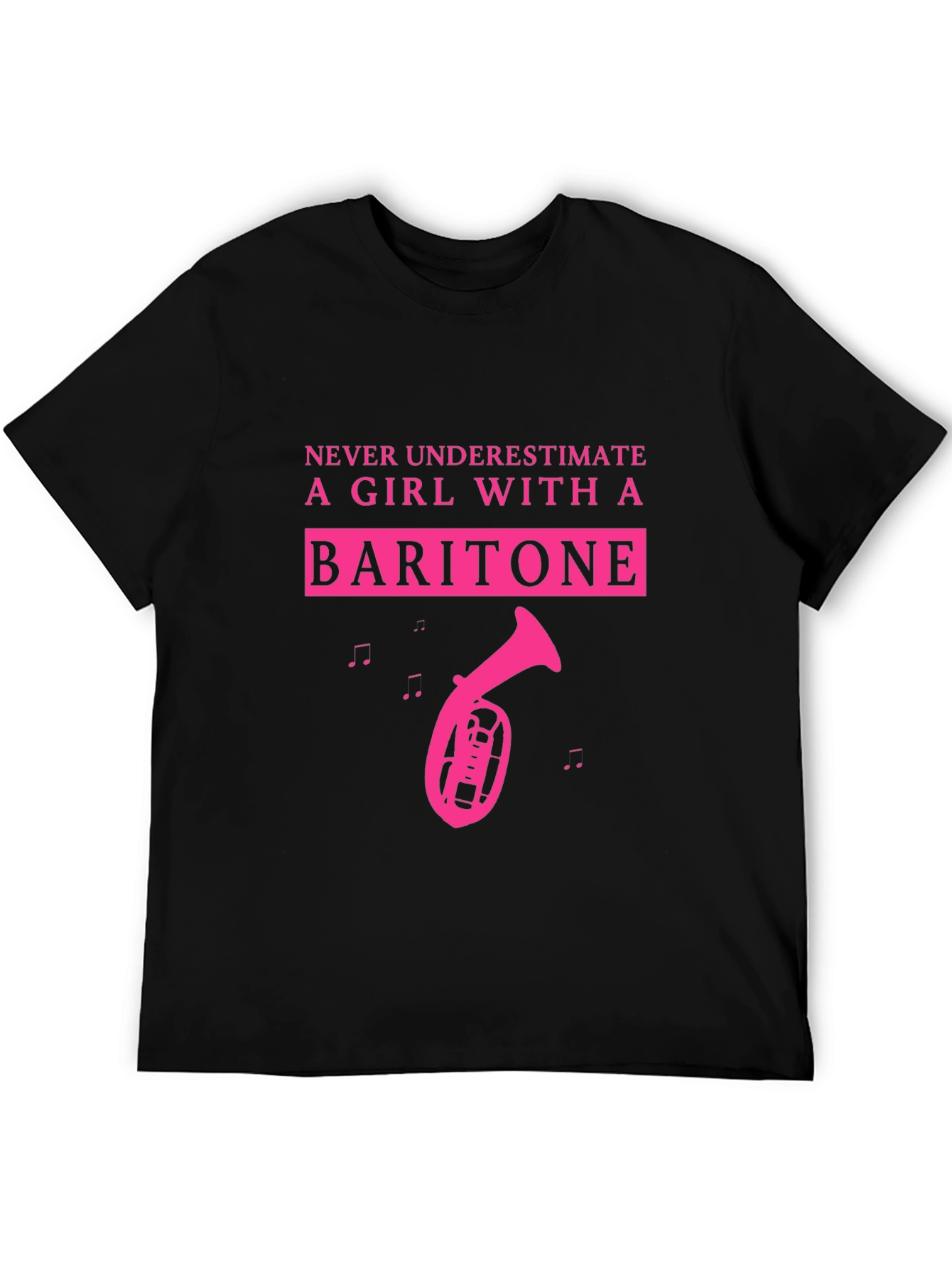 Baritone Girl T-Shirt - Musical Instrument Tee