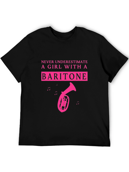 Baritone Girl T-Shirt - Musical Instrument Tee