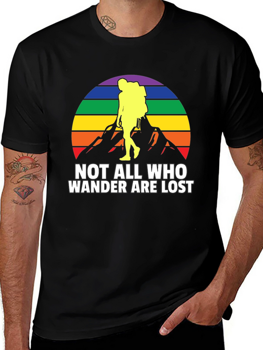Wanderer Graphic T-Shirt - Not All Who Wander Are Lost