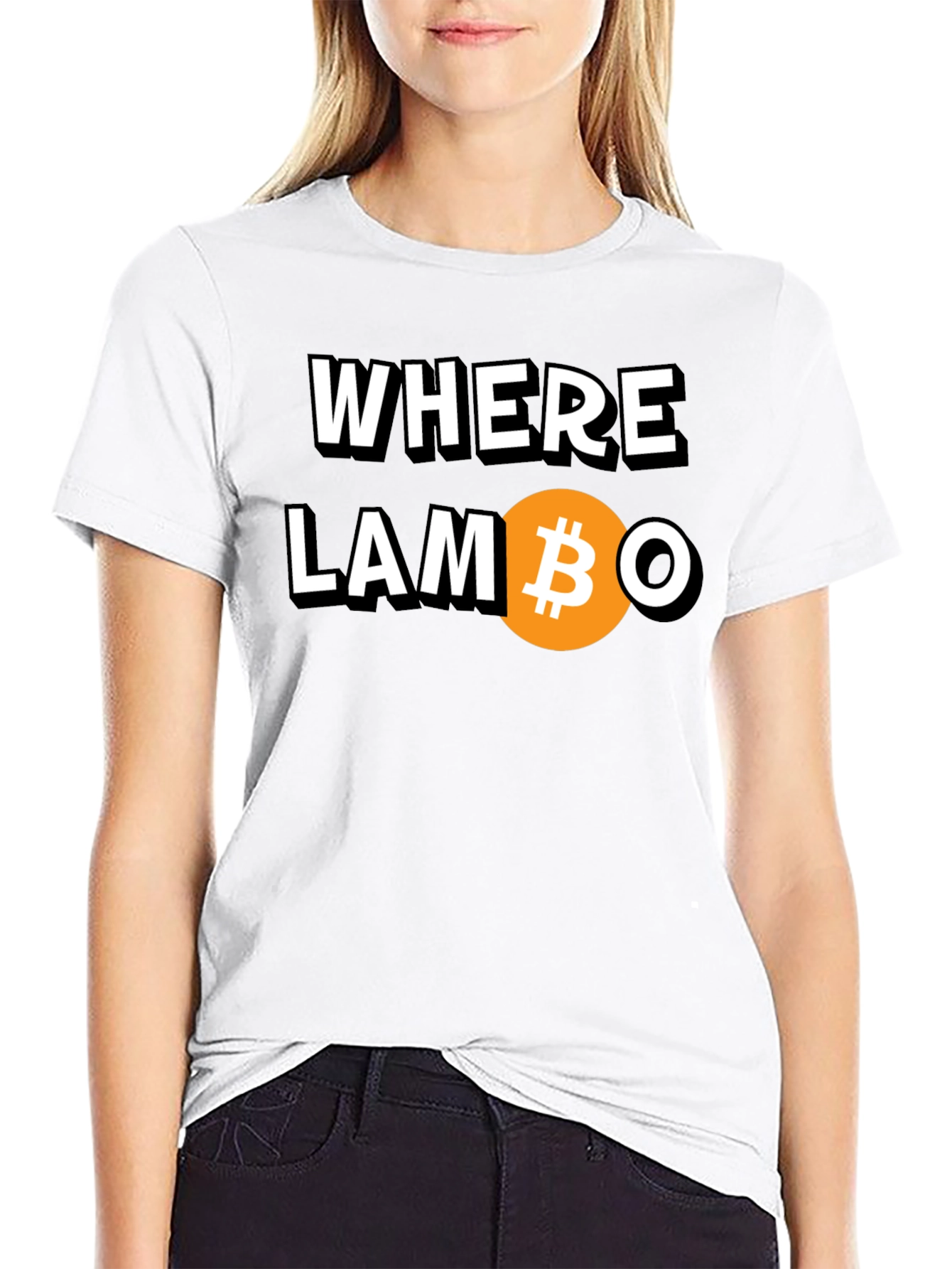 Where Lambo? Bitcoin Crypto T-Shirt