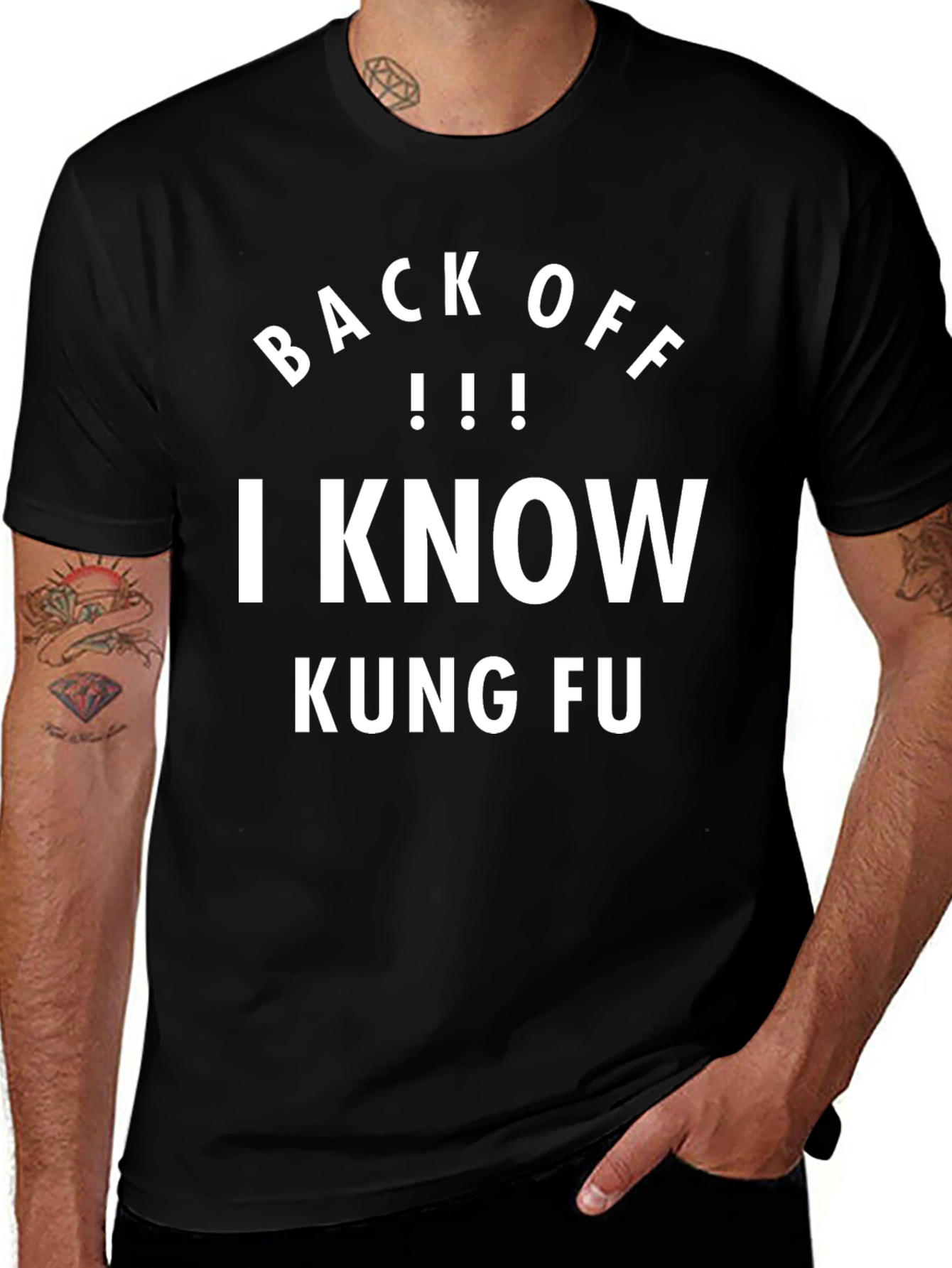 Back Off I Know Kung Fu T-Shirt
