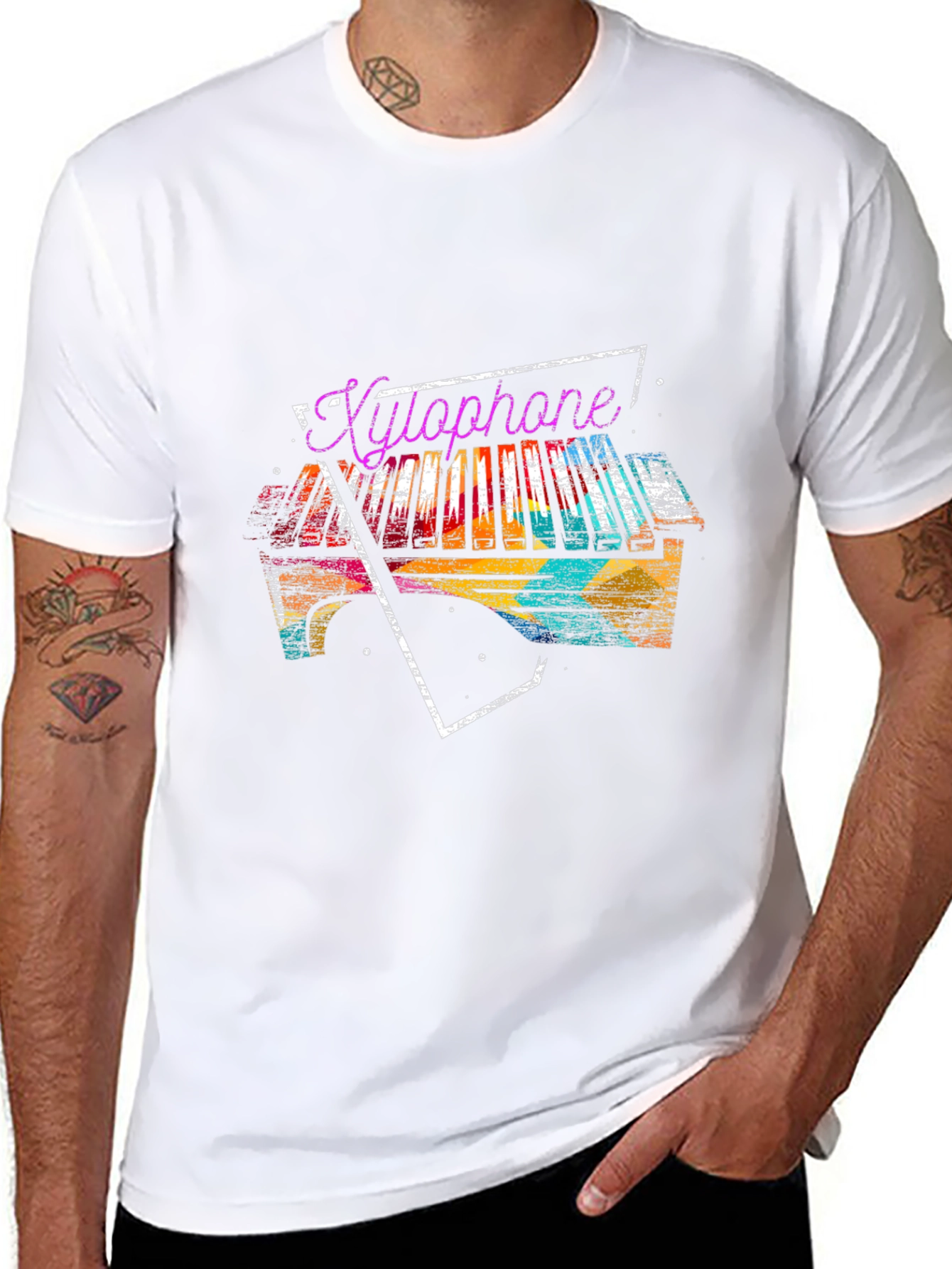 Xylophone Graphic Print Tee