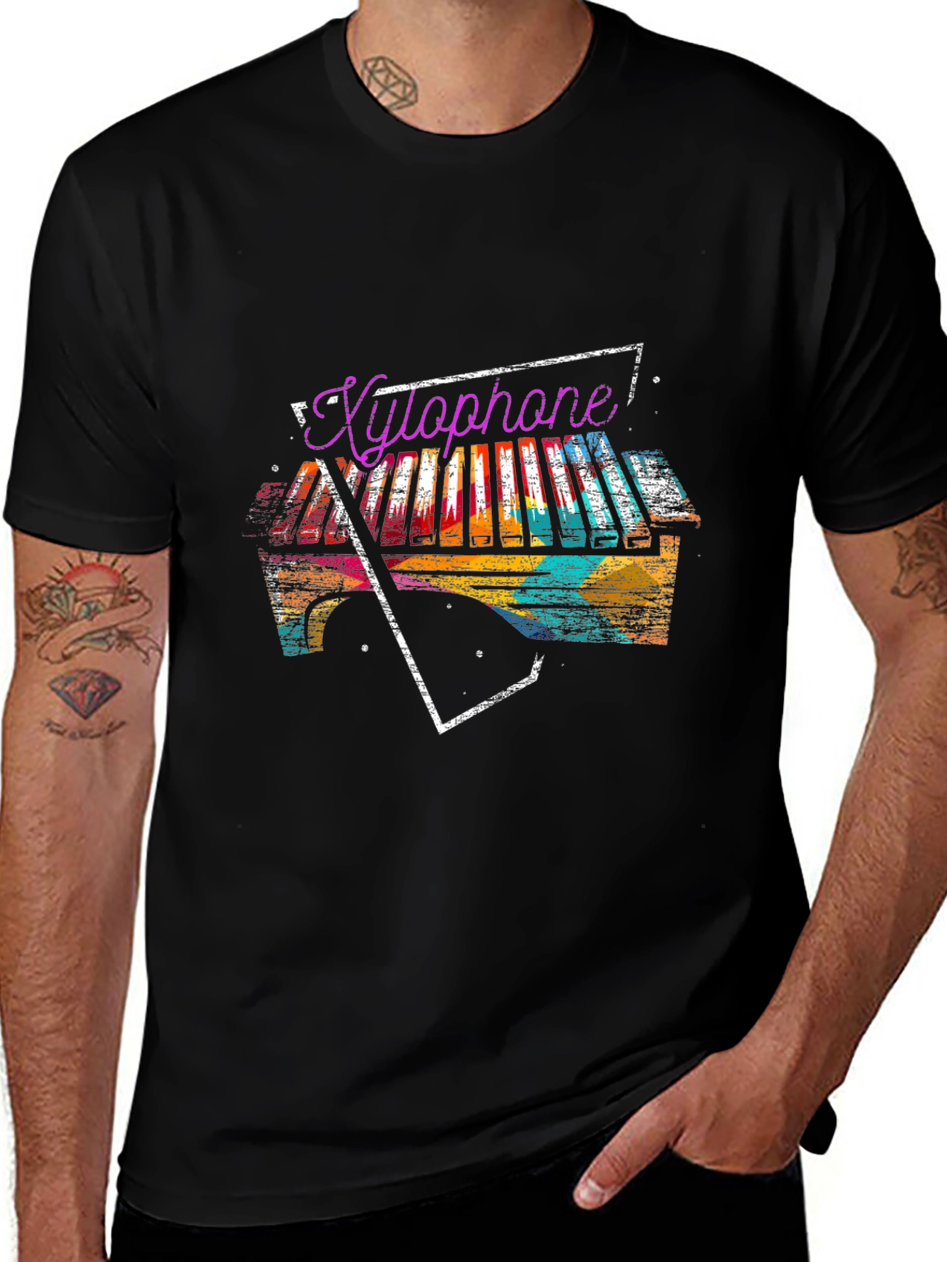Xylophone Graphic Print Tee