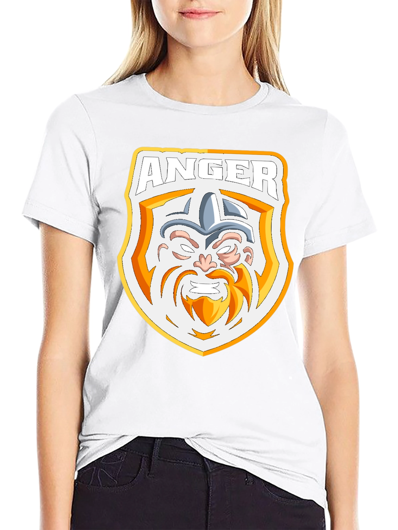 Anger Viking T-Shirt - Black