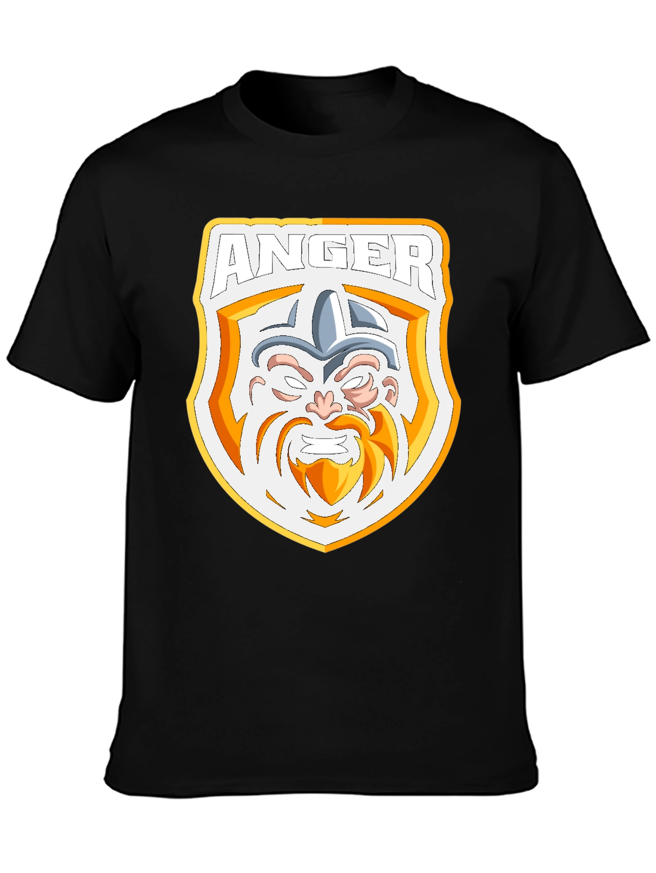 Anger Viking T-Shirt - Black