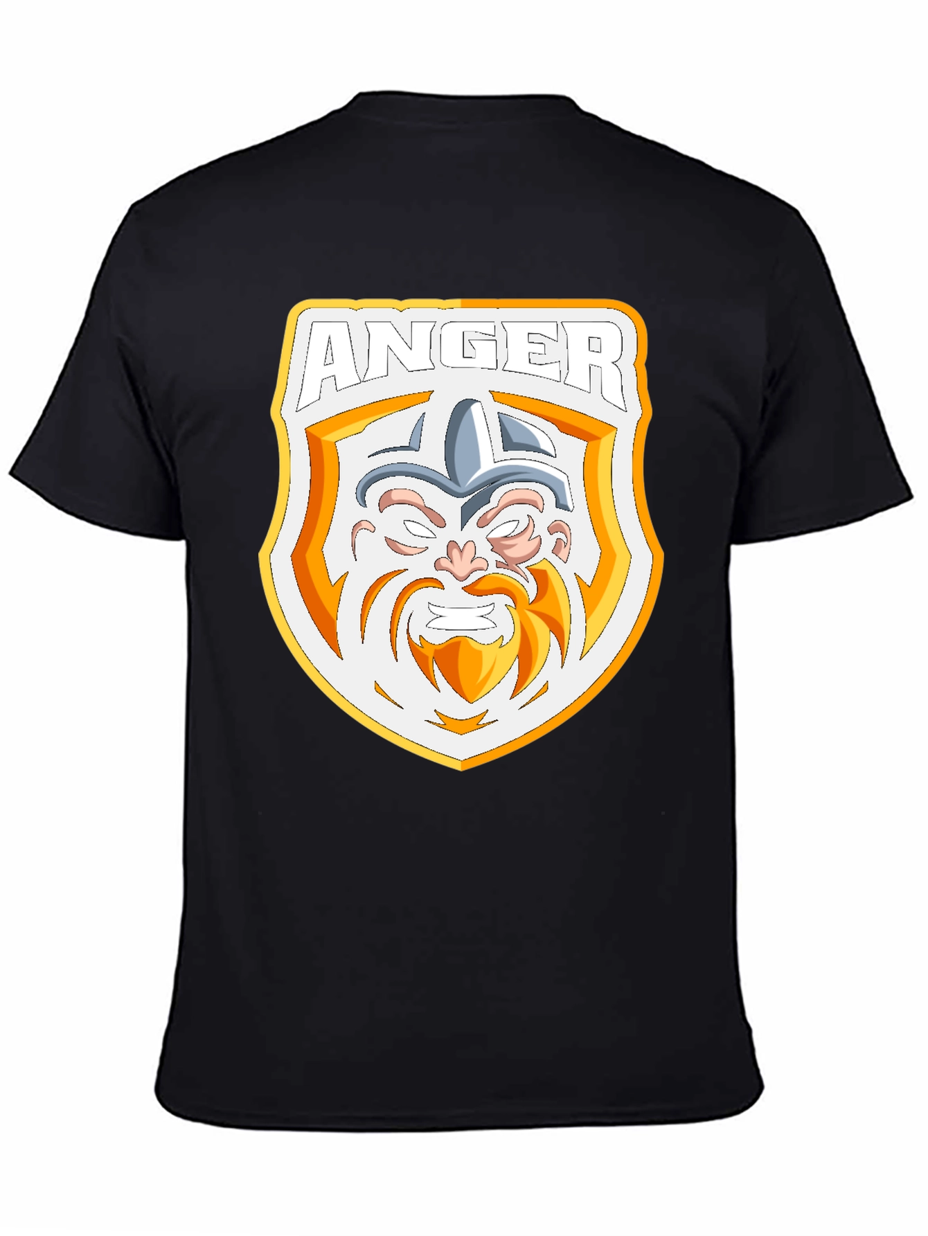 Anger Viking T-Shirt - Black