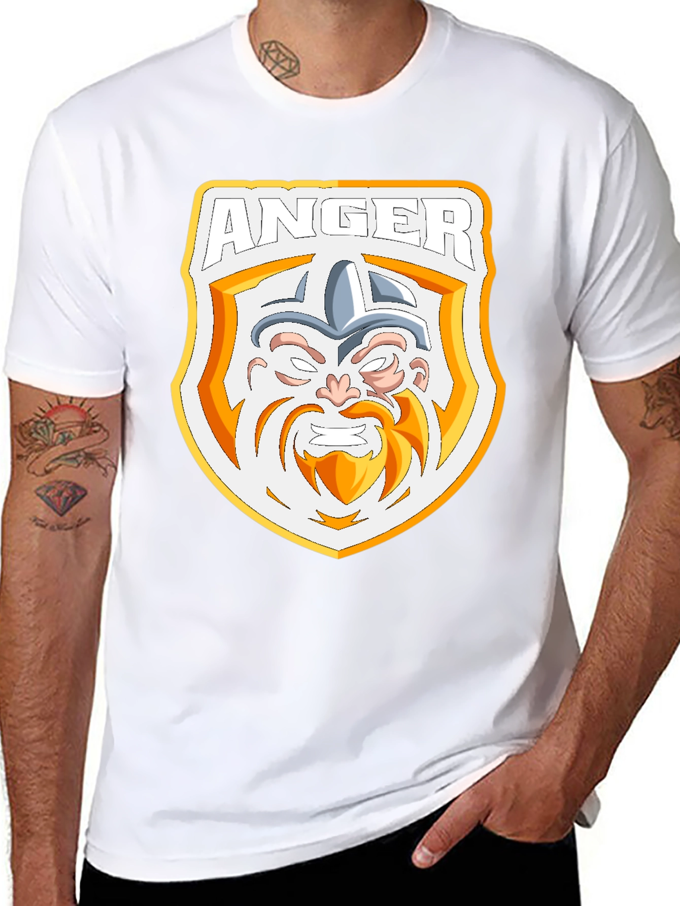 Anger Viking T-Shirt - Black