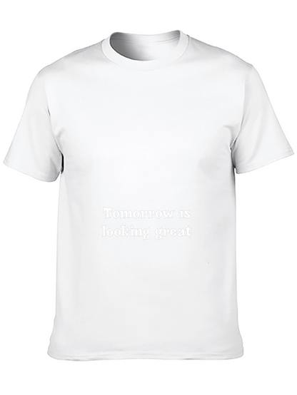 Tomorrow is Looking Great Black T-Shirt